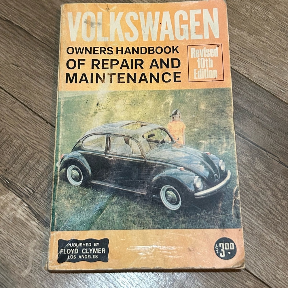 The Volkswagen Owner's Handbook of Repair & Maintenance by Floyd Clymer 10th Ed.